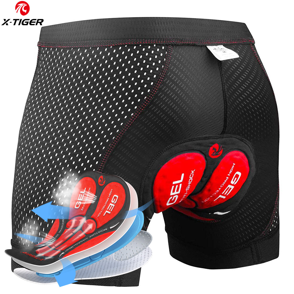 Short de Cycliste Rembourré