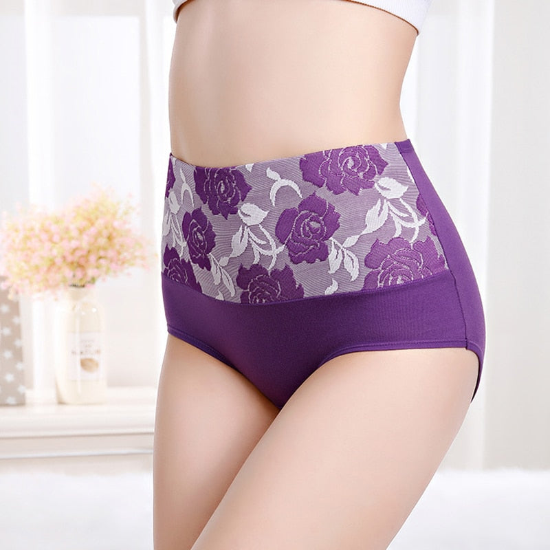 Lot de 3 Culottes amincissantes en coton antibactériens et hygroscopiques