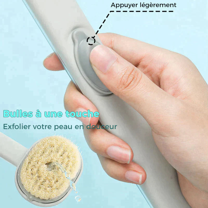 Brosse de massage et bain à manche long