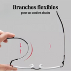 Lunettes mixtes progressives à branches flexibles