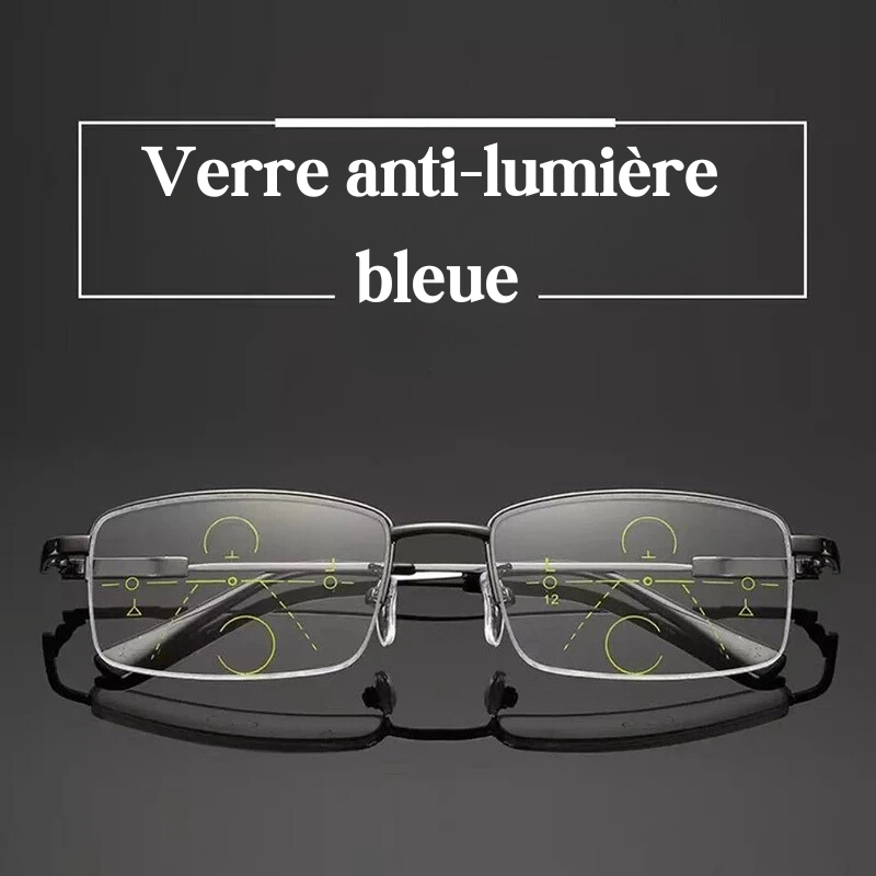 Lunettes mixtes progressives à branches flexibles