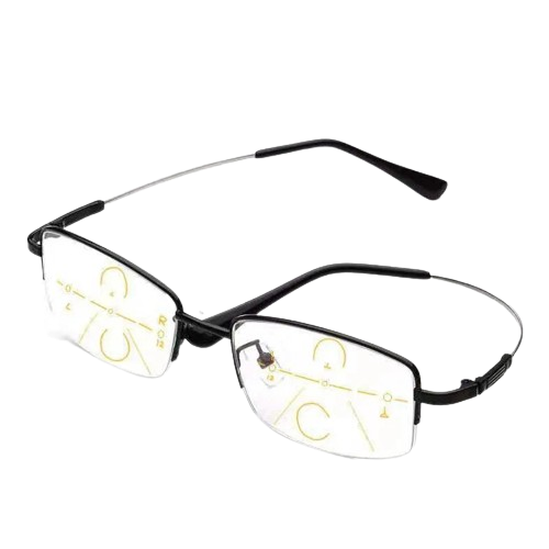 Lunettes mixtes progressives à branches flexibles