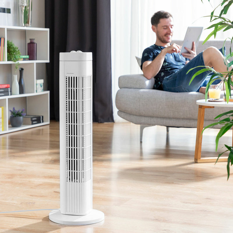 Ventilateur tour Fankol InnovaGoods Blanc 50 W