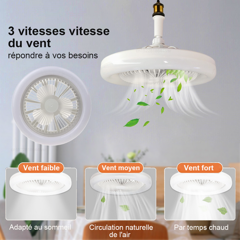 Ventilateur de Plafond Moderne À LED