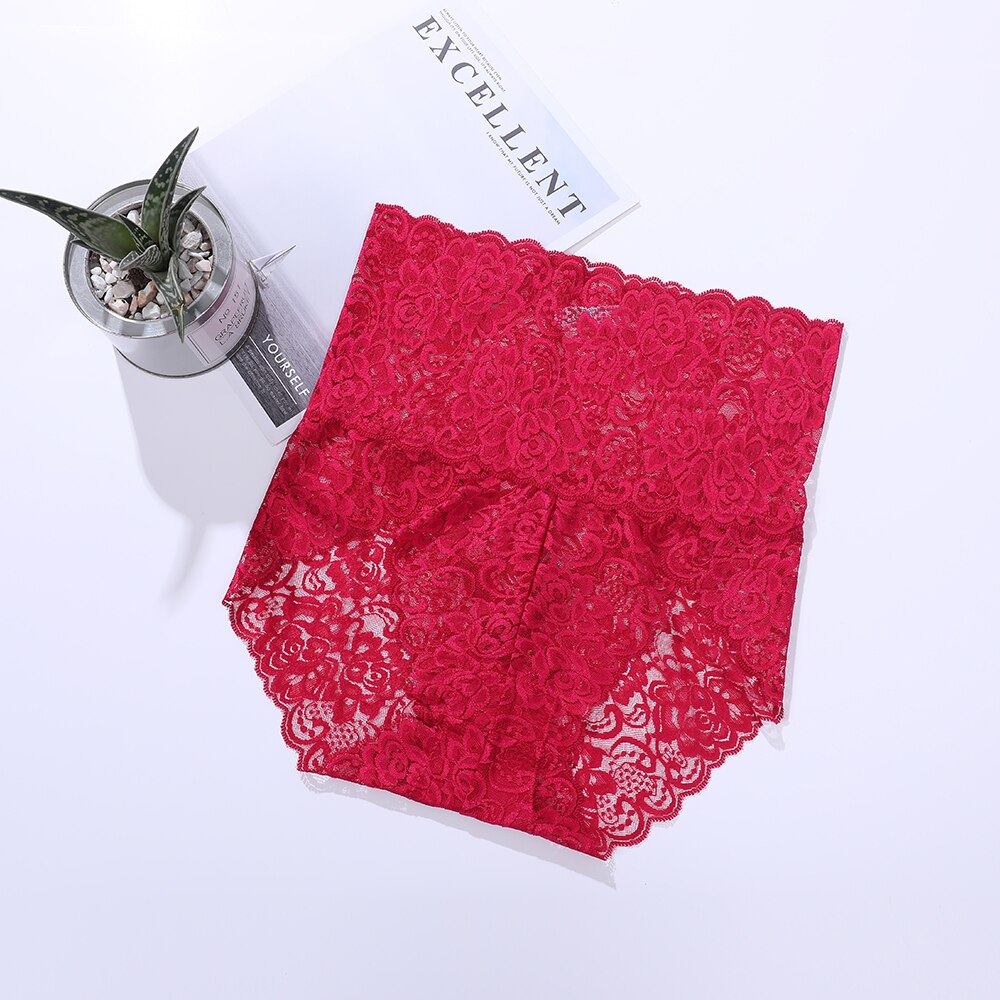 Lot de 2 Culottes Hautes Sexy en Dentelle