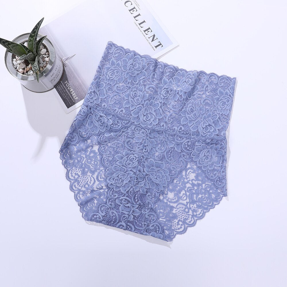 Lot de 2 Culottes Hautes Sexy en Dentelle