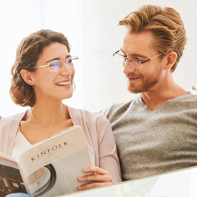 Lunettes mixtes progressives à branches flexibles