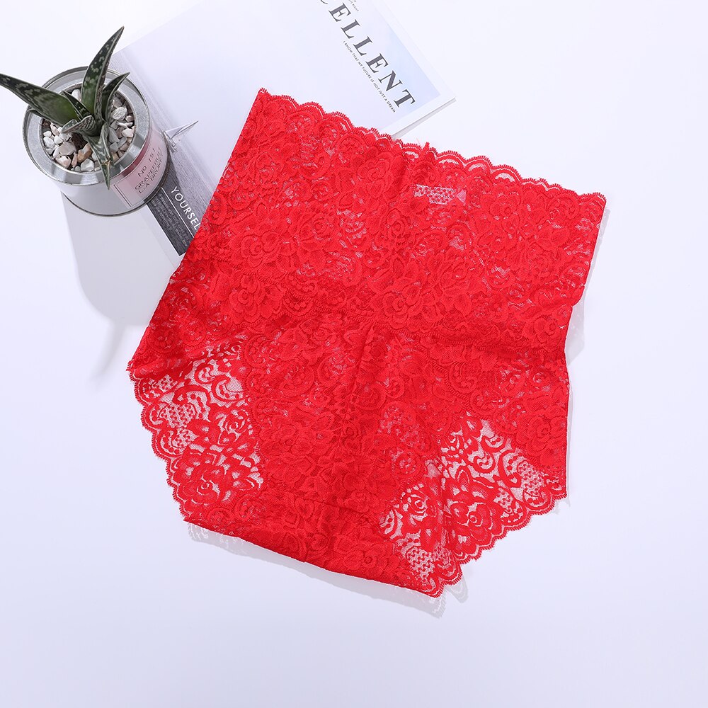 Lot de 2 Culottes Hautes Sexy en Dentelle