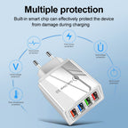 Chargeur 4 Ports USB - Rapidité +