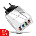 Chargeur 4 Ports USB - Rapidité +