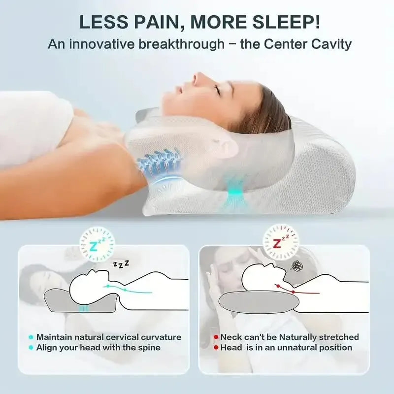 Oreiller papillon pour cervicales