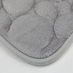 Set de 3 tapis de salle de bain WC absorbants antidérapants