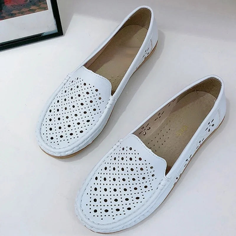 Mocassins Respirants Confort Souple Femme