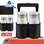 2x Porte-Gobelets de Valise – Voyage Mains Libres