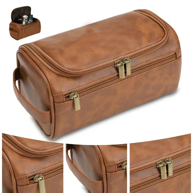 Trousse de Toilette Suspendue – Style Vintage & Pratique