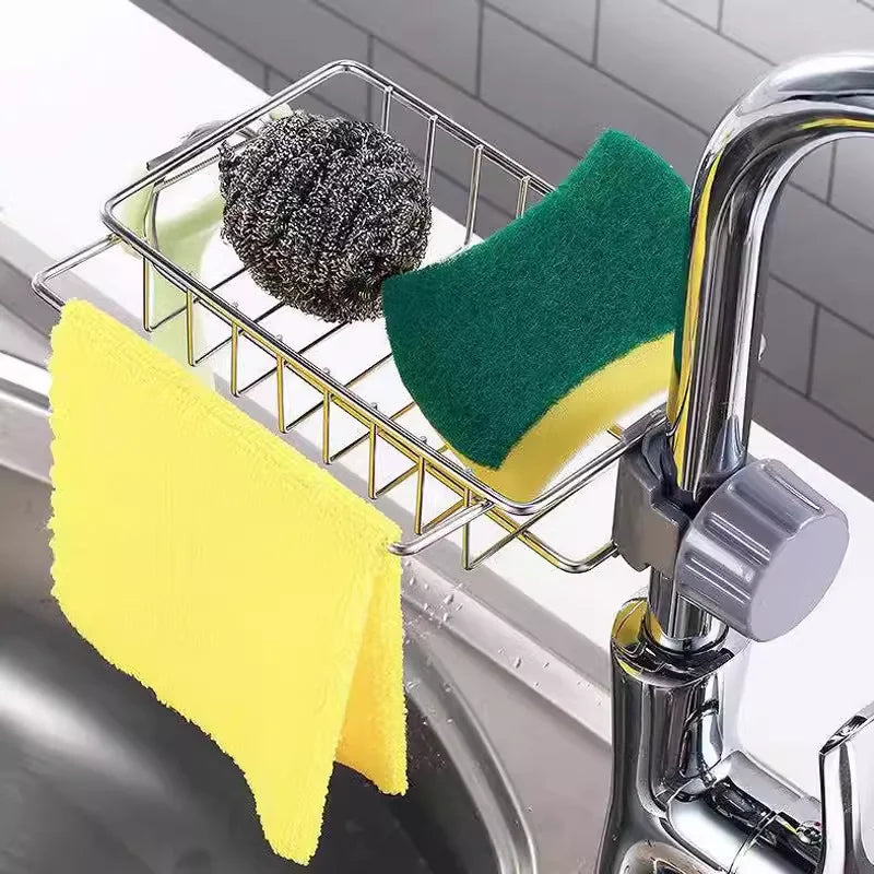 Range-Évier Suspendu – Panier Inox Réglable