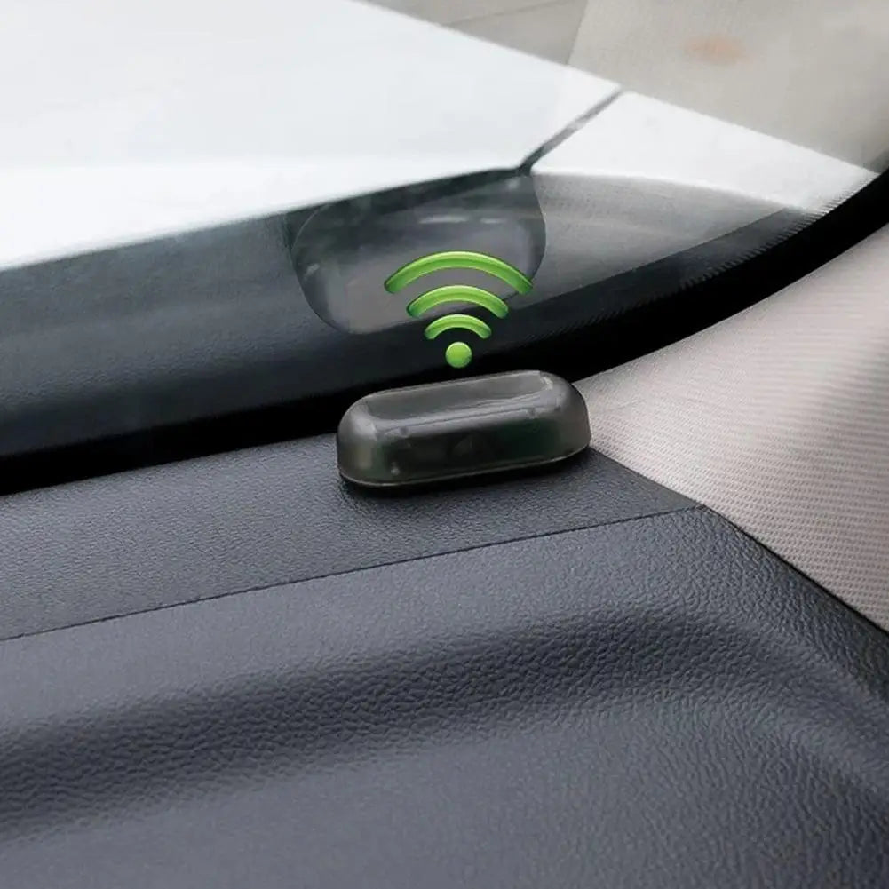 Fausses Alarmes LED Solaires pour Voiture - Voyant Antivol Clignotant Sans Fil - 2 ACHETÉES = 1 OFFERTE