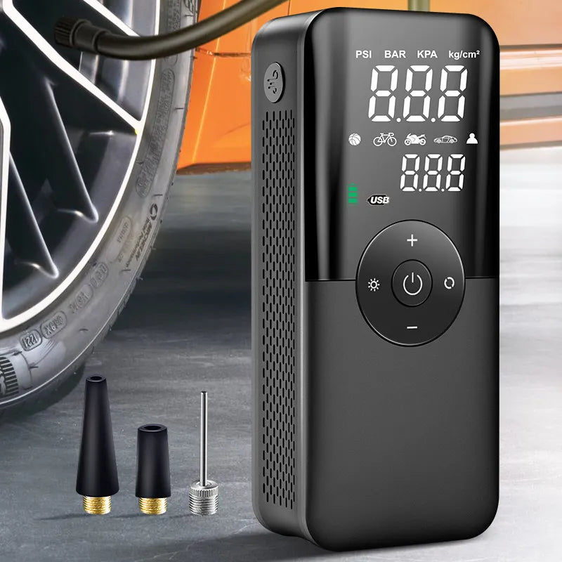 FASTLIFE - Pompe électrique rapide sans-fil 3 en 1 - Pompe + Batterie externe + Lampe torche