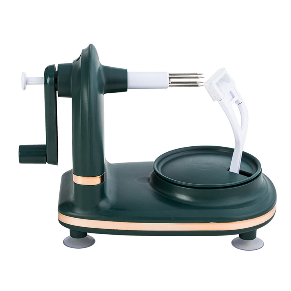 Machine à Éplucher Pommes et Poires Sans Effort + Outil de coupe en quartier et lame de rechange OFFERTS
