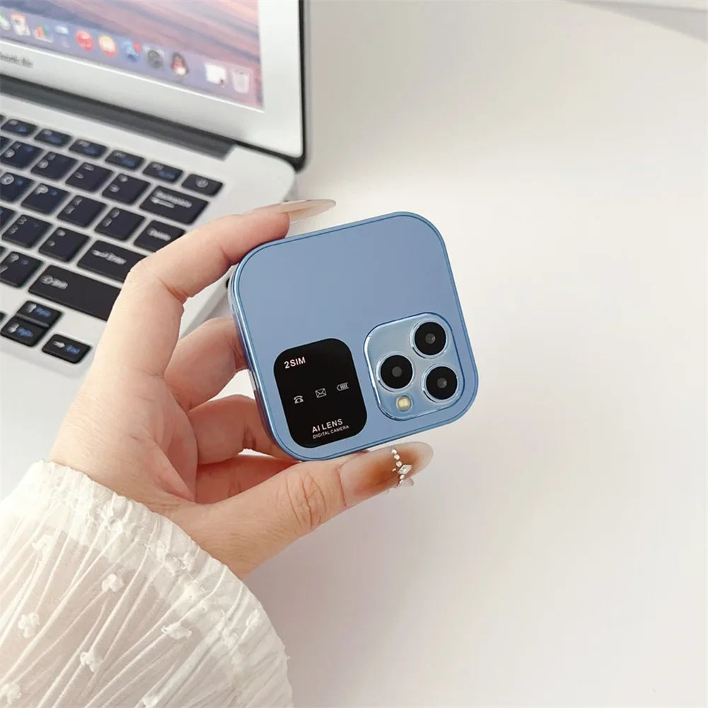 Mini Téléphone Portable Pliable Servo i16 Pro - Dual Sim & Raccourcis Appels