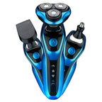 Rasoir Électrique 3-en-1 Étanche Rechargeable