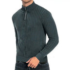 Suéter de cuello redondo suave y atemporal para hombre
