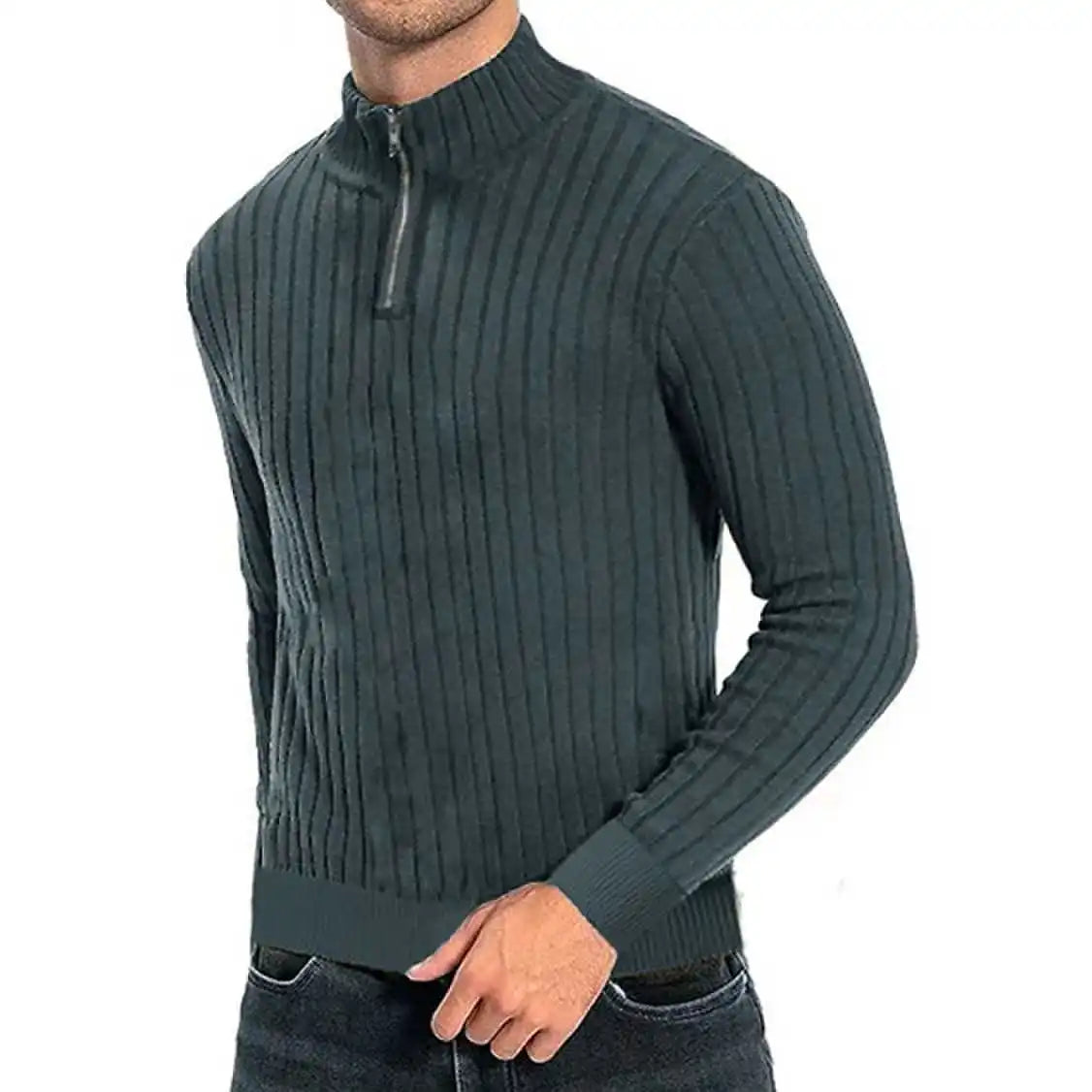 Pull col rond doux et intemporel pour Homme