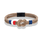Double Rope Bracelet – Woven French Flag