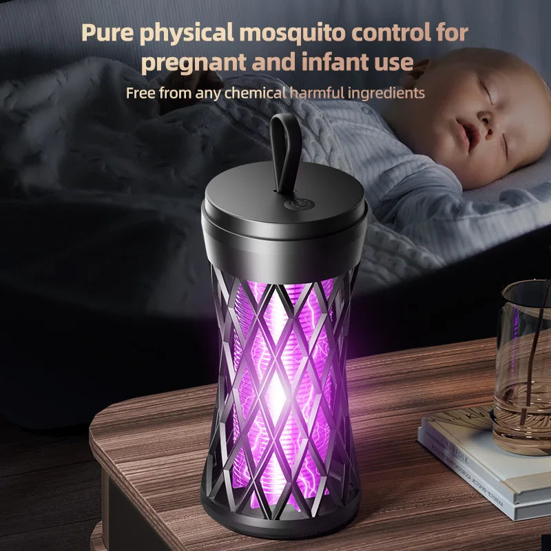 Lampe Anti-Moustiques à Accrocher ou Poser – Rechargeable