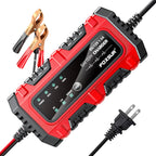 Chargeur de Batterie Intelligent 6V/12V 1,5A – Mainteneur de Charge pour Voiture, Moto, Camion et Bateau