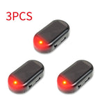 Fausses Alarmes LED Solaires pour Voiture - Voyant Antivol Clignotant Sans Fil - 2 ACHETÉES = 1 OFFERTE