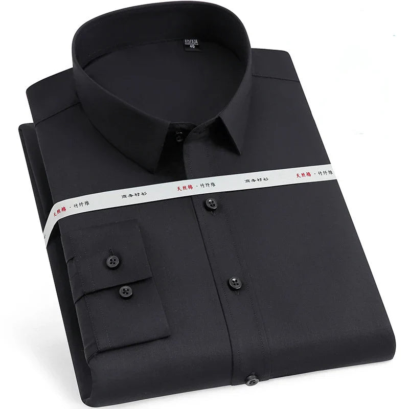 Chemise infroissable en fibre de bambou pour Homme - 62917FR