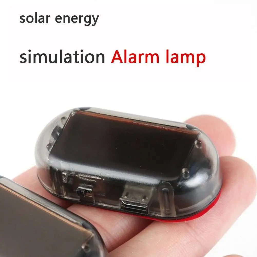 Fausses Alarmes LED Solaires pour Voiture - Voyant Antivol Clignotant Sans Fil - 2 ACHETÉES = 1 OFFERTE
