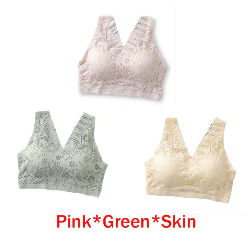 3-Pack Seamless Bras Excellent Support