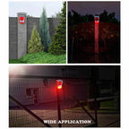 Alarme Solaire Extérieure 110 dB avec Détecteur de Mouvement Infrarouge – Sirène et Flash Stroboscopique, 4 Modes