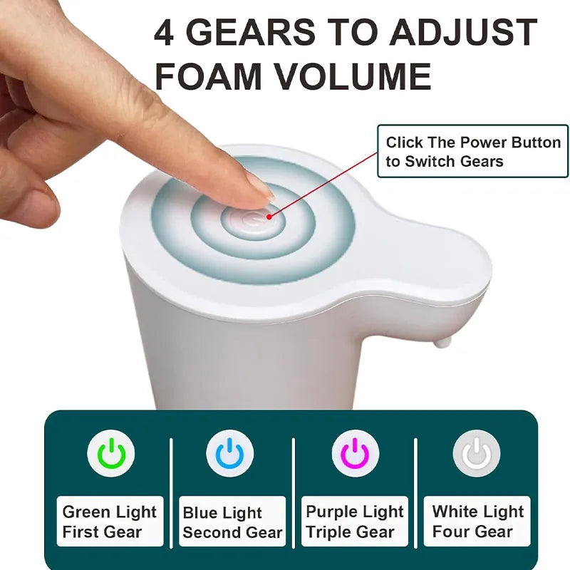 Distributeur Automatique de Savon Mousse – USB & Silencieux