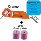 Drill Bit Sharpener + 3 Honing Stones