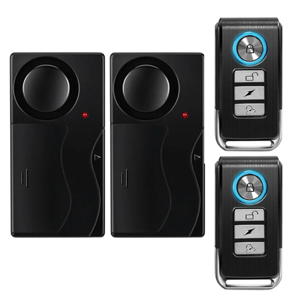 Alarme Antivol Sans Fil Vélo et fenêtre – 110 dB & Télécommande