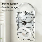 Support Mural Multifonctionnel pour Couvercles de Casserole