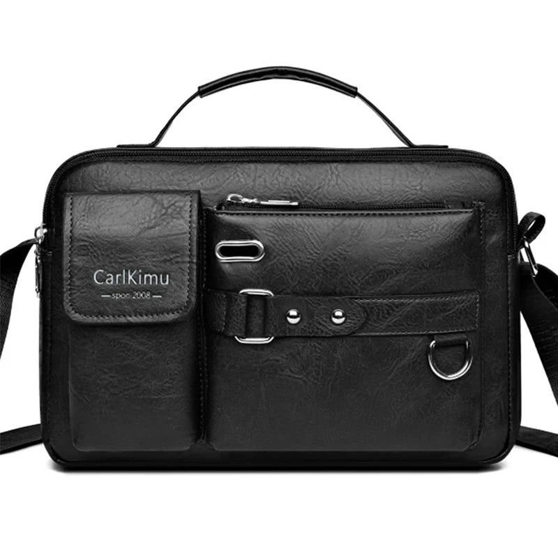 Sac Bandoulière à Multi-Poches en Cuir PU