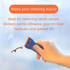 Kit de 4 Grattoirs en Plastique + 100 Lames OFFERTES – Retrait d’Autocollants, Étiquettes & Peinture