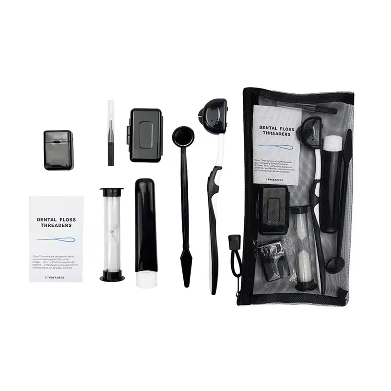 Kit Complet d'Hygiène Buccale 9PCS - Idéal en Voyage