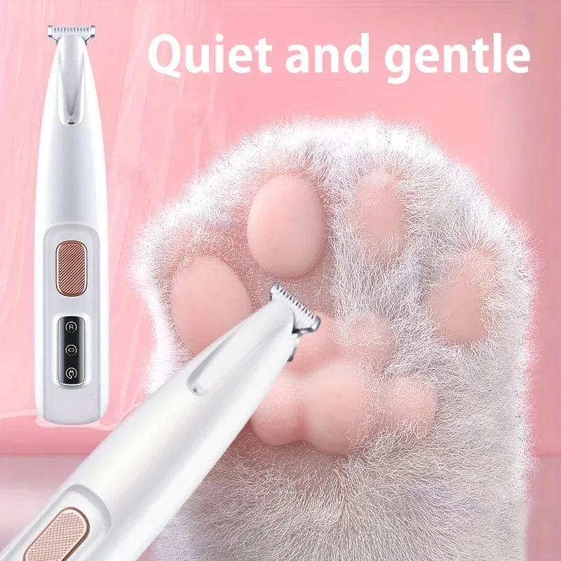 Mini Tondeuse de Toilettage pour Chat & Chien – Rechargeable USB, Silencieuse & Précise – Pour Pattes et Zones Sensibles