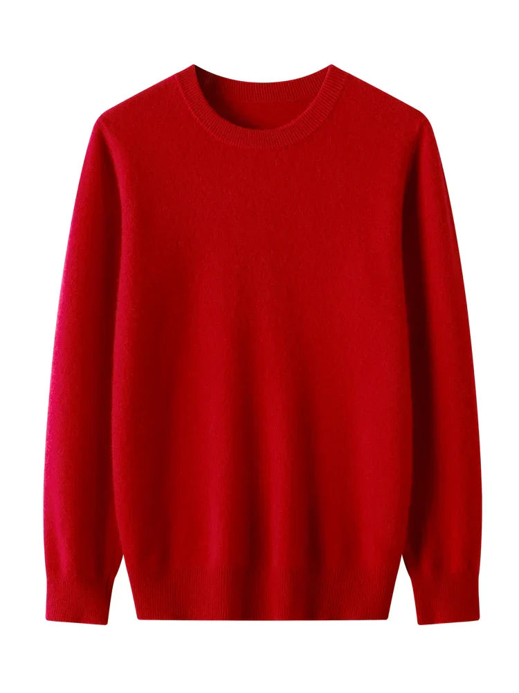 Pull Col Rond 100% Laine de Mérinos