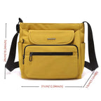 Sac à Main Femme en Nylon Léger – Grande Capacité, Multi-Compartiments, Bandoulière & Voyage