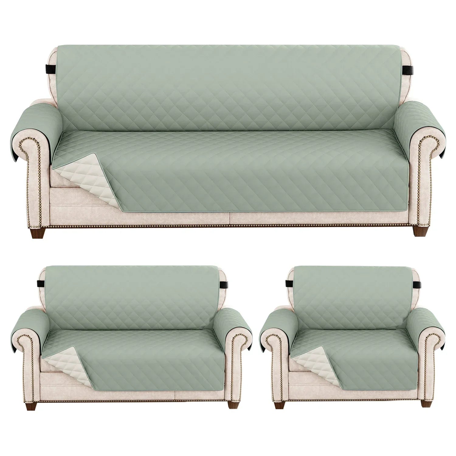 Couvre-Canapé Matelassé Anti-Taches Quotidiennes