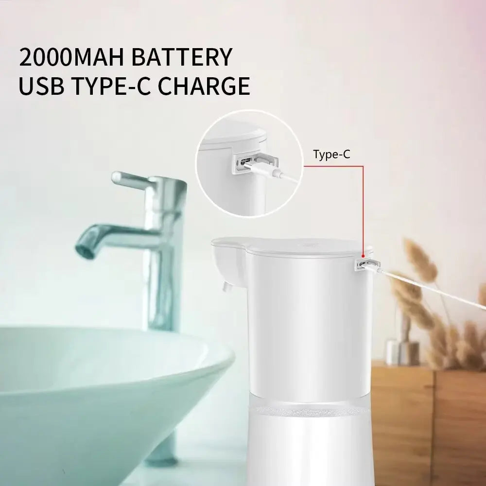 Distributeur Automatique de Savon Mousse – USB & Silencieux