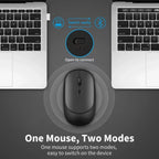 Souris sans-fil Bluetooth - Ultra Silencieuse
