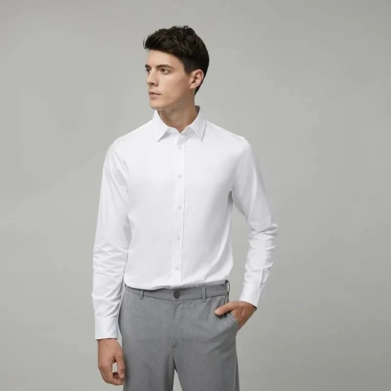Chemise infroissable en fibre de bambou pour Homme - 62917FR
