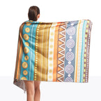 Serviettes de plage en microfibre - Ultra légères et séchage rapide + Boite de rangement